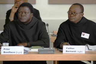 Fr Boniface et Fr Bernard anciens Prieurs d'Agbang